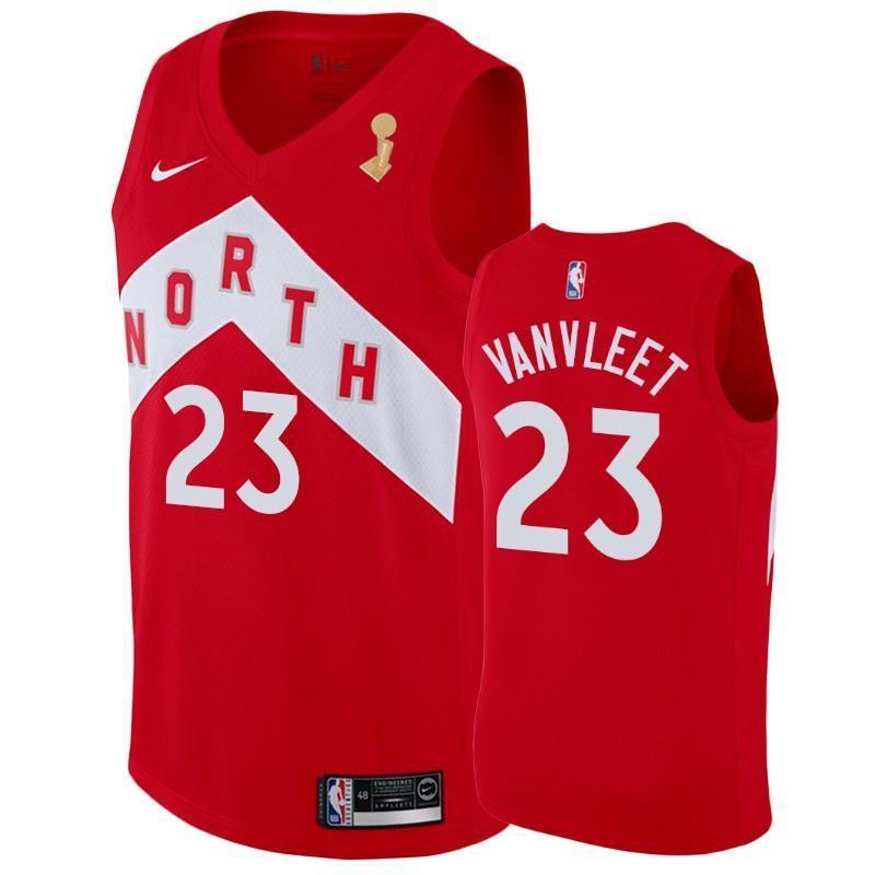 Fred VanVleet Toronto Raptors Earned Edition 2019 Champion Swingman Jersey - Red