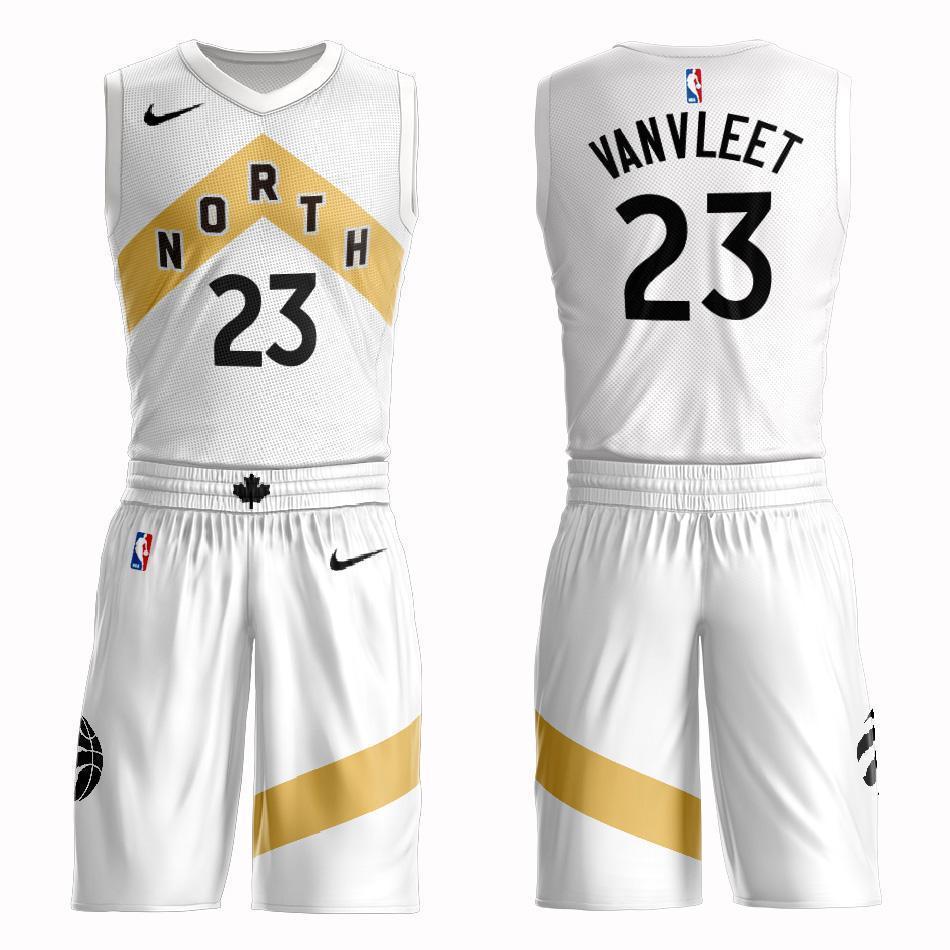 Toronto Raptors #23 Fred Vanvleet City 2019 Jersey and Pant Set