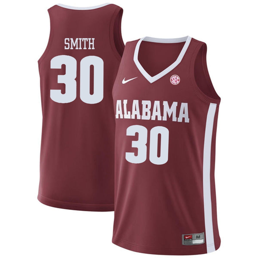 Galin Smith Alabama Crimson Tide Basketball Jersey - Cardinal