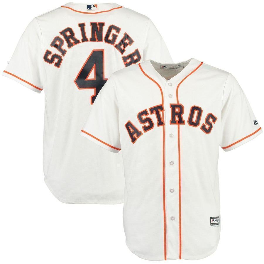 George Springer Houston Astros Baseball Player Jersey