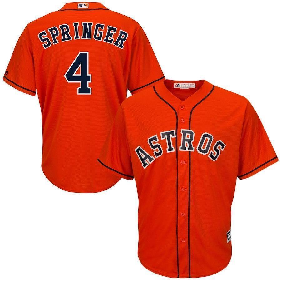 George Springer Houston Astros Baseball Player Jersey