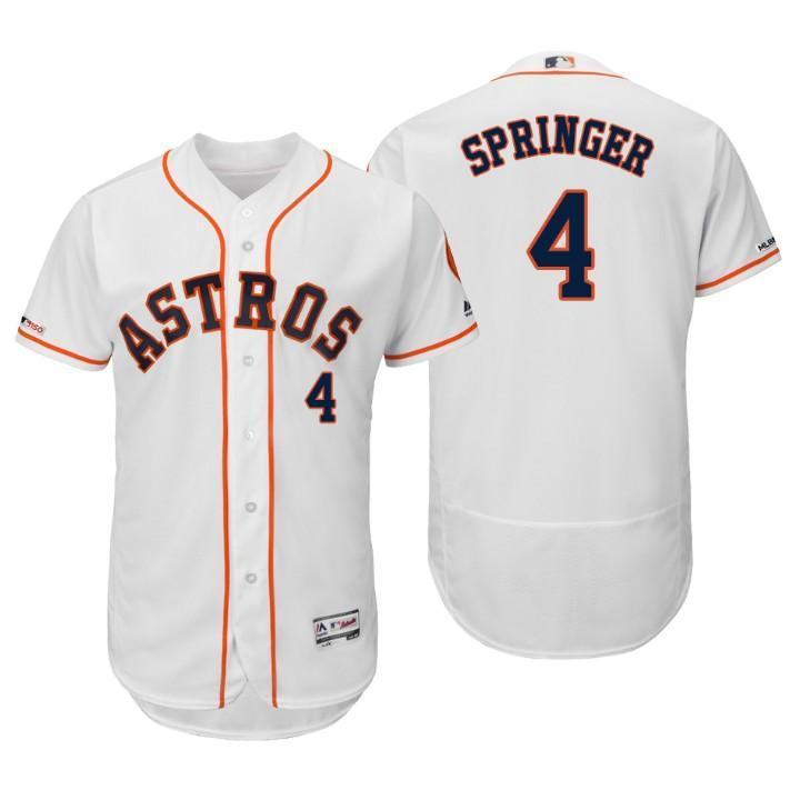 George Springer Houston Astros 150th Anniversary Baseball Jersey - White