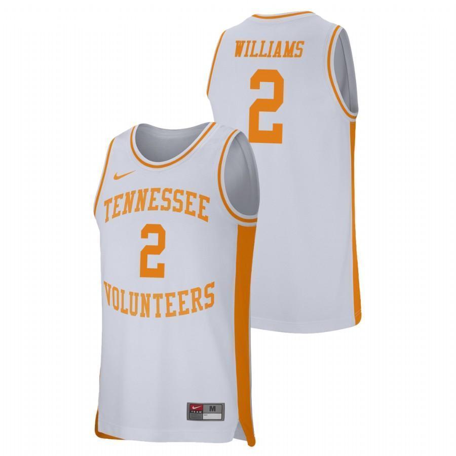 Grant Williams Tennessee Volunteers Basketball Jersey - White