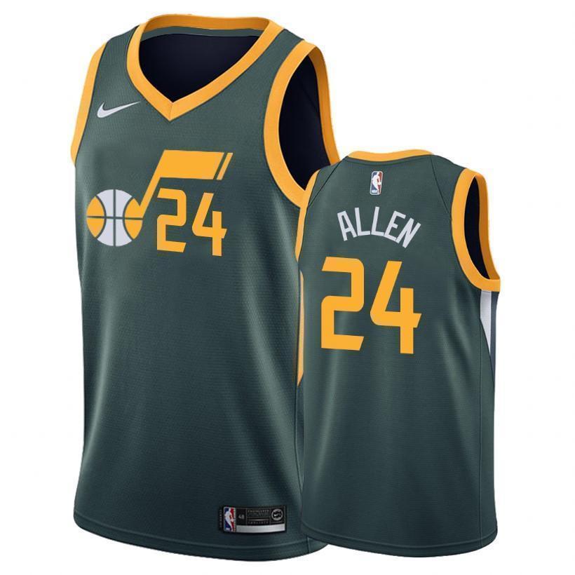 Utah Jazz #24 Grayson Allen 2018/19 Earned Edition Swingman Jersey