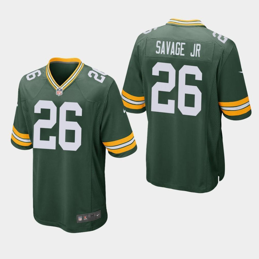 Green Bay Packers #26 Darnell Savage Jr 2019 Draft Game Jersey - Green
