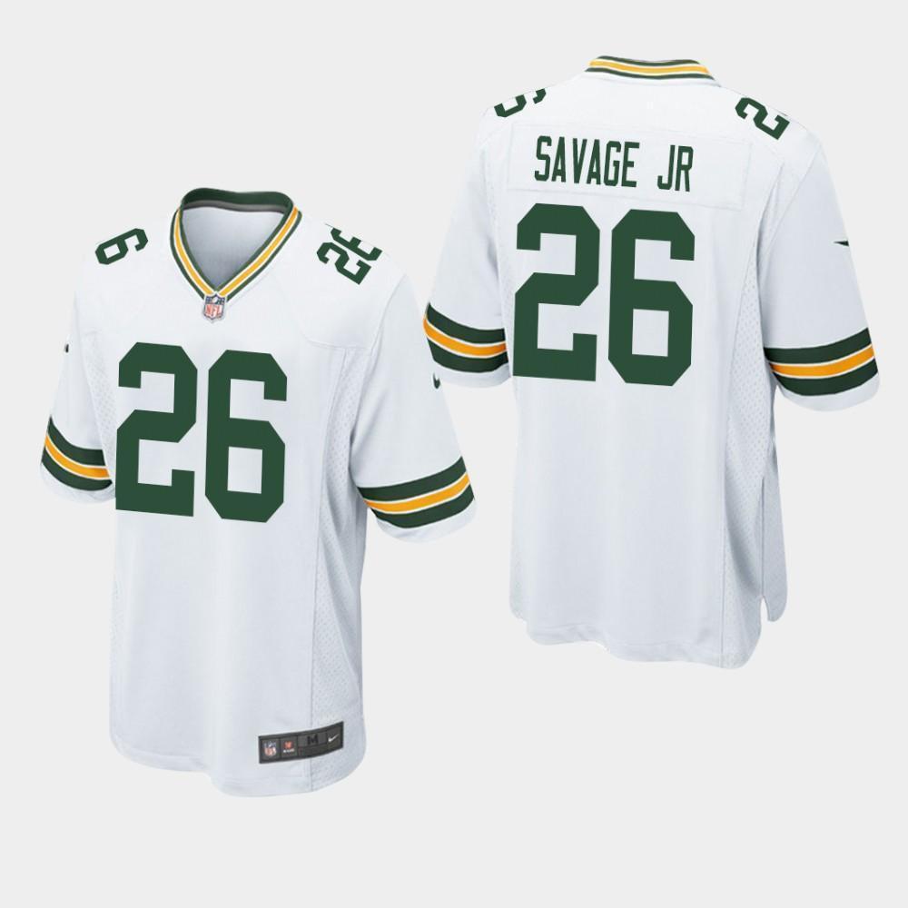 Green Bay Packers #26 Darnell Savage Jr 2019 Draft Game Jersey - White