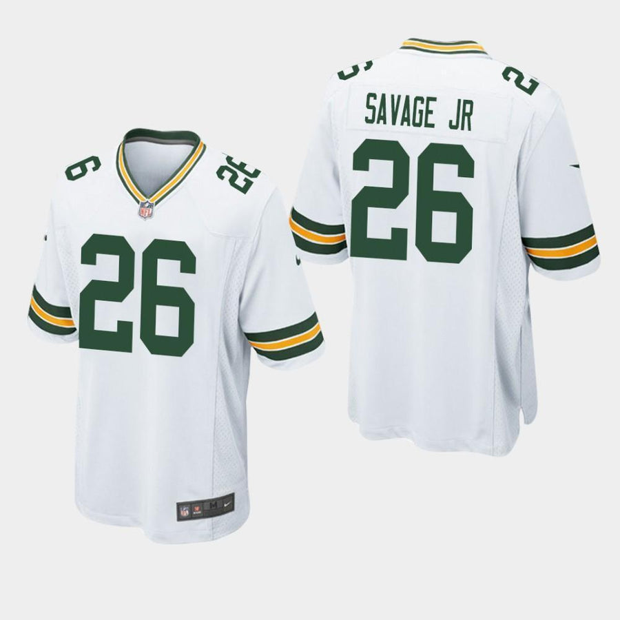 Green Bay Packers #26 Darnell Savage Jr 2019 Draft Game Jersey - White