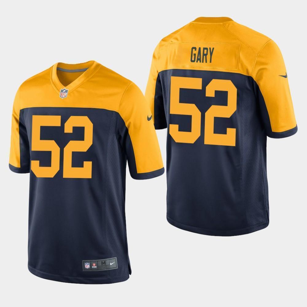 Green Bay Packers #52 Rashan Gary 2019 Draft Game Jersey - Navy