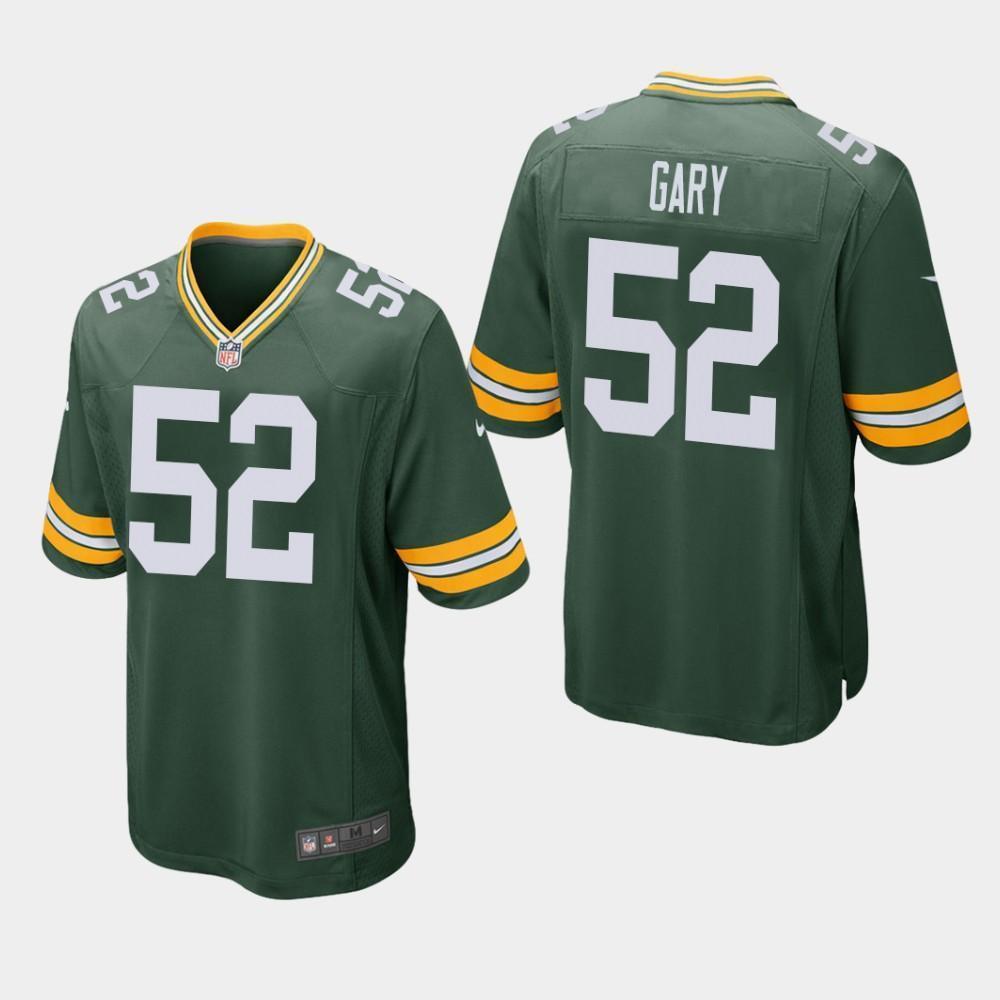 Green Bay Packers #52 Rashan Gary 2019 Draft Game Jersey - Green