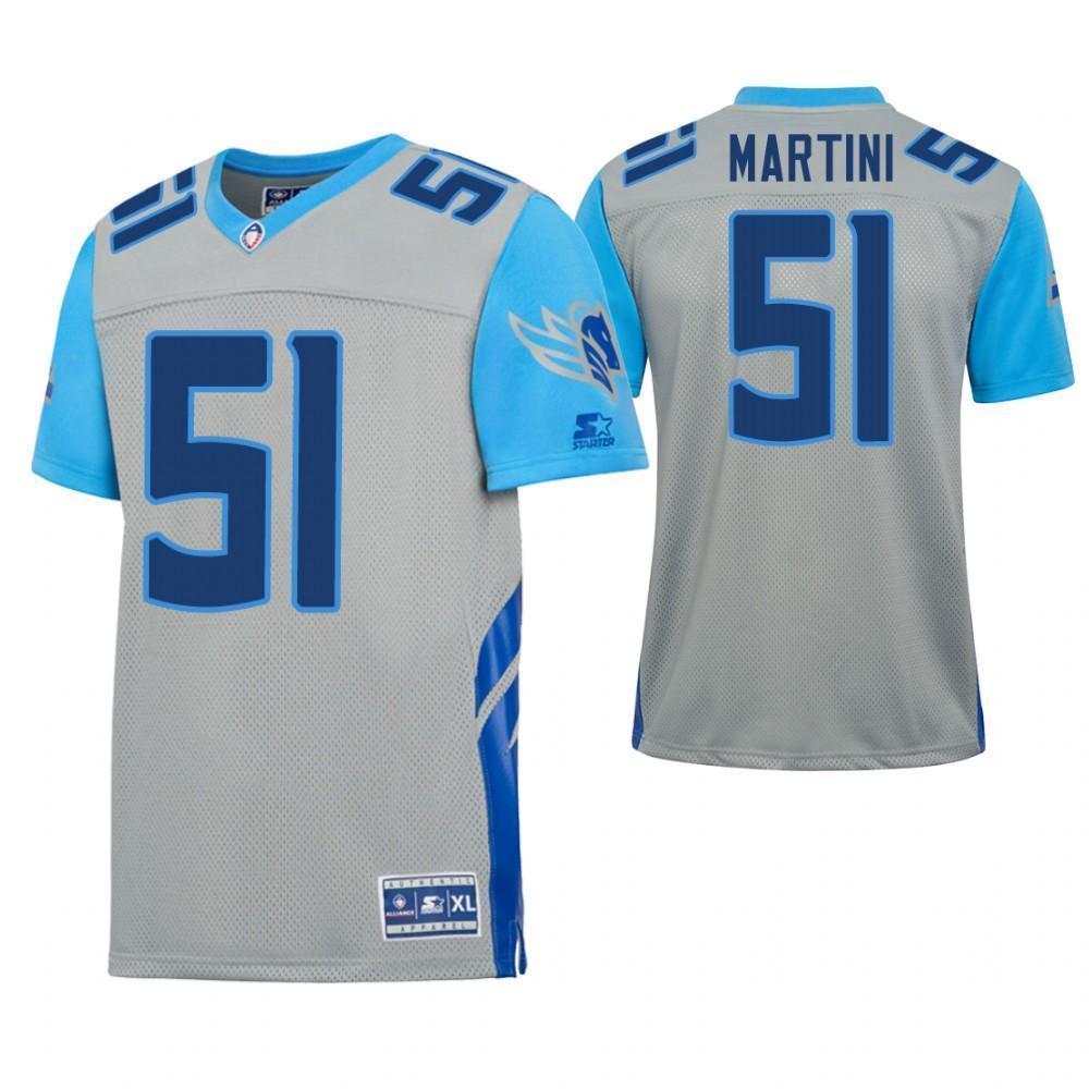 Greer Martini Salt Lake Stallions Game Jersey