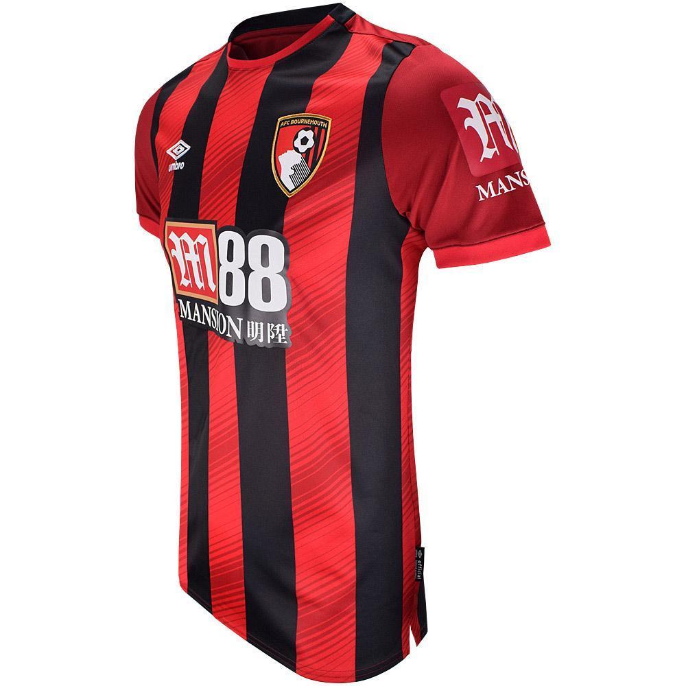 AFC BOURNEMOUTH MENS HOME SHIRT 19/20 - RED / BLACK