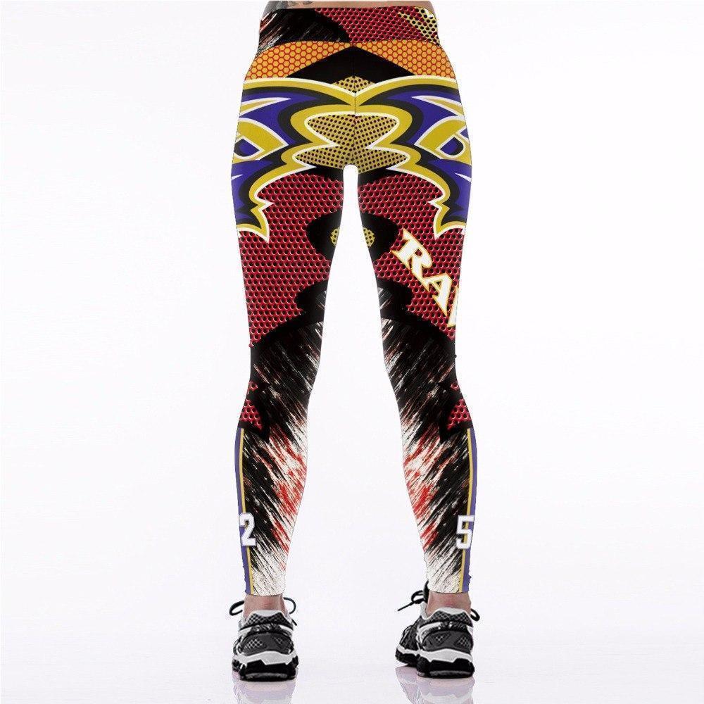 Women's Baltimore Ravens 3D Print Leggings