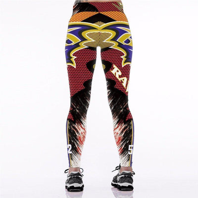 Women's Baltimore Ravens 3D Print Leggings