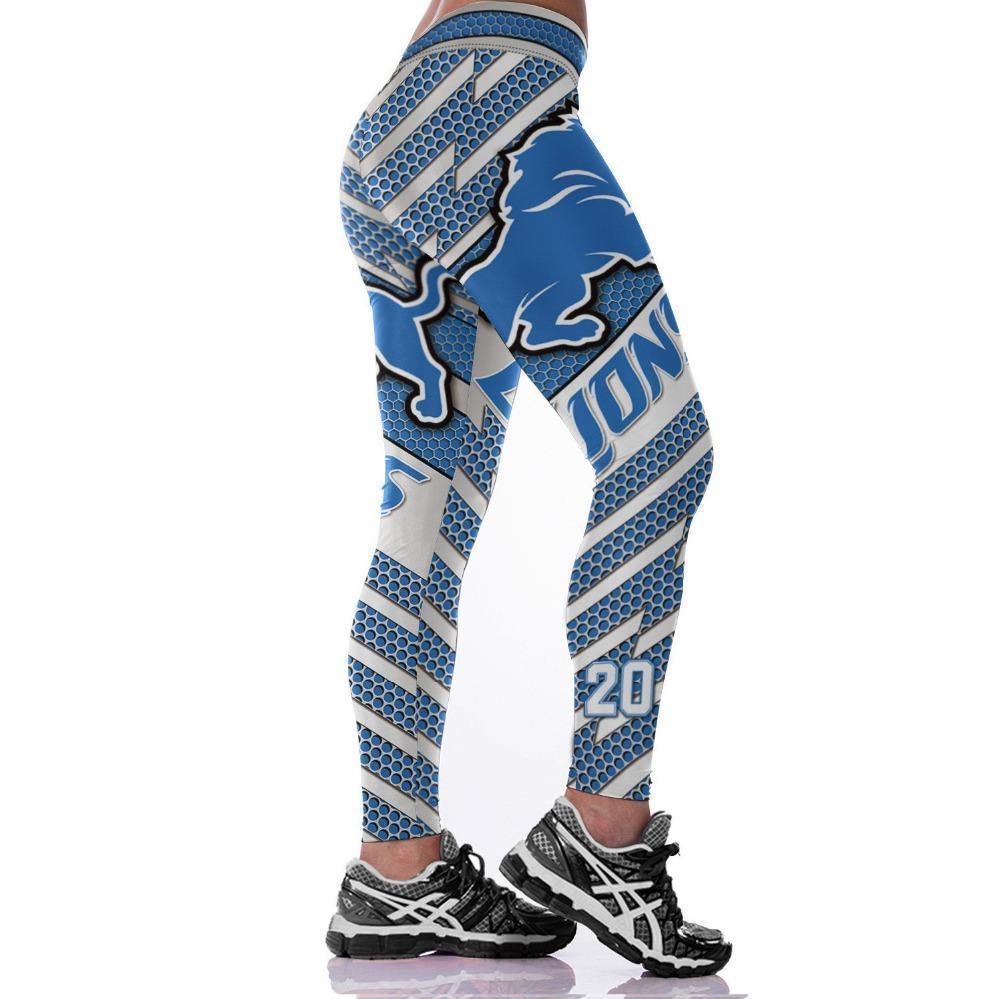 Women's Detroit Lions 3D Print Leggings