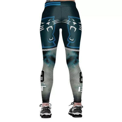 Women's Carolina Panthers 3D Print Leggings