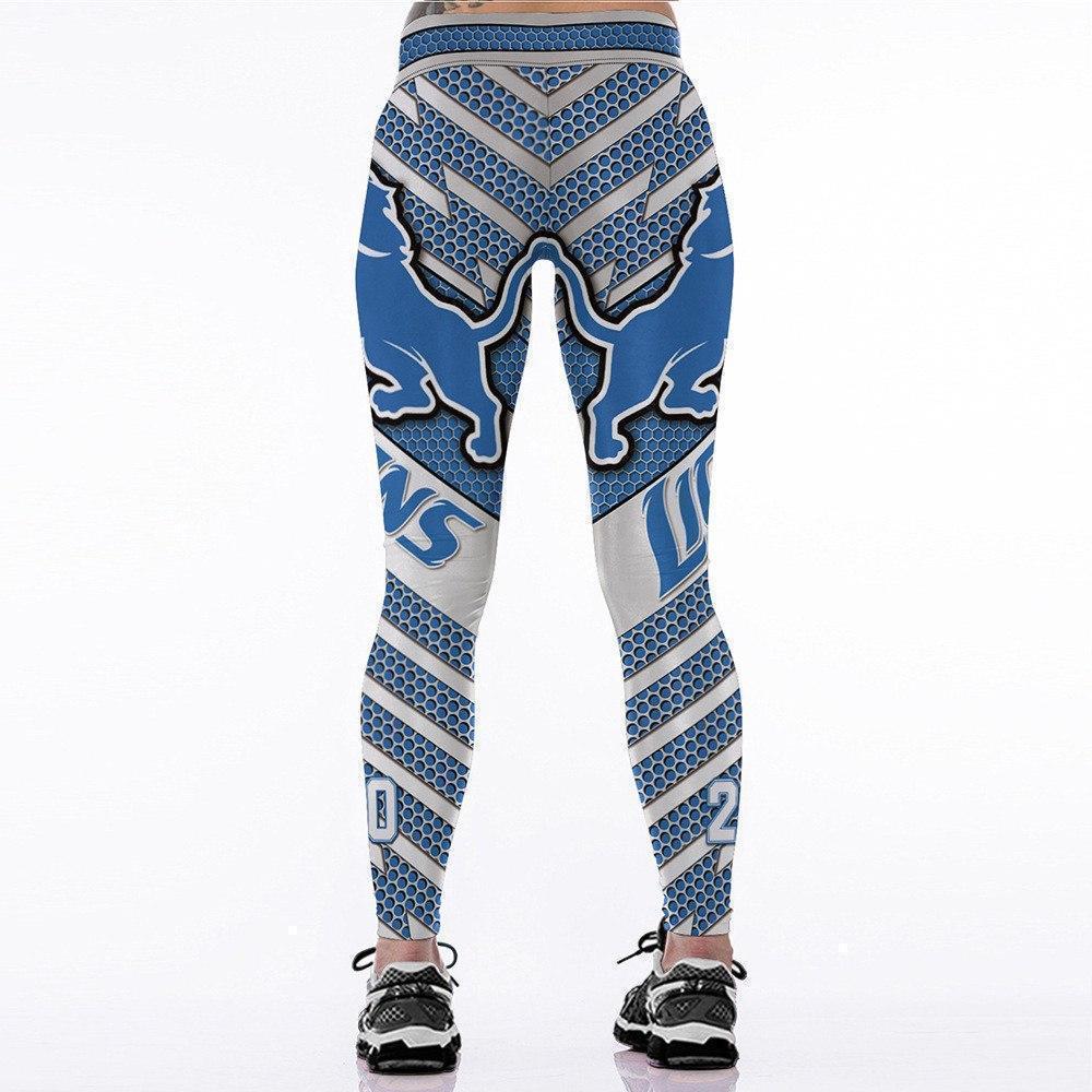 Women's Detroit Lions 3D Print Leggings