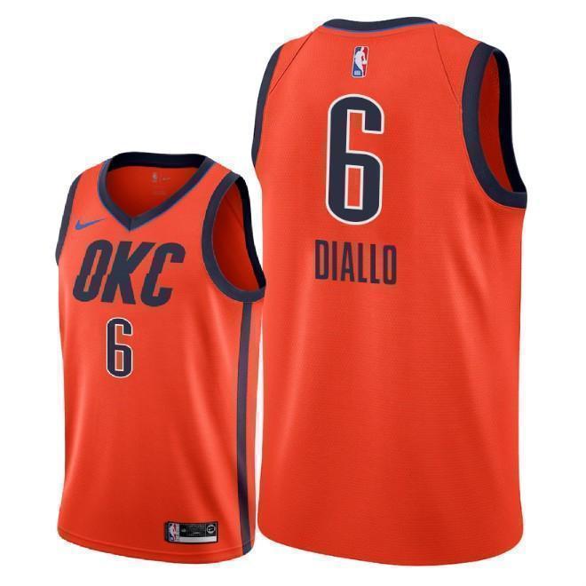 Oklahoma City Thunder #6 Hamidou Diallo 2018/19 Earned Edition Swingman Jersey