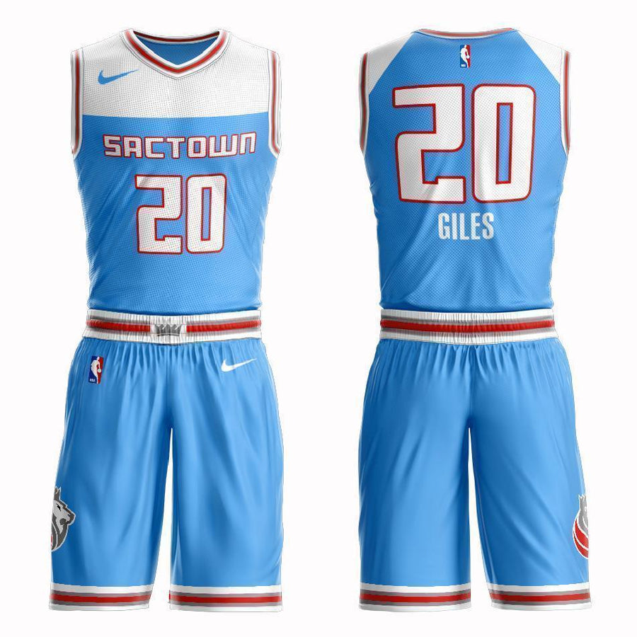 Sacramento Kings #20 Harry Giles City 2019 Jersey and Pant Set