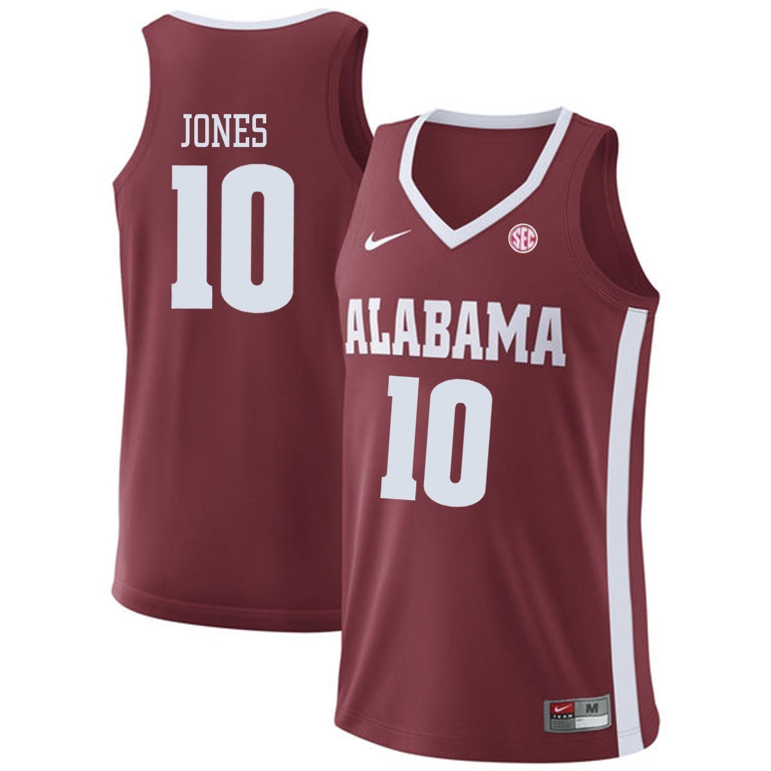 Herbert Jones Alabama Crimson Tide Basketball Jersey - Cardinal