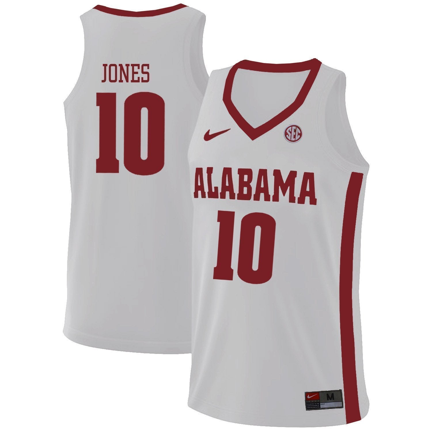 Herbert Jones Alabama Crimson Tide Basketball Jersey - White