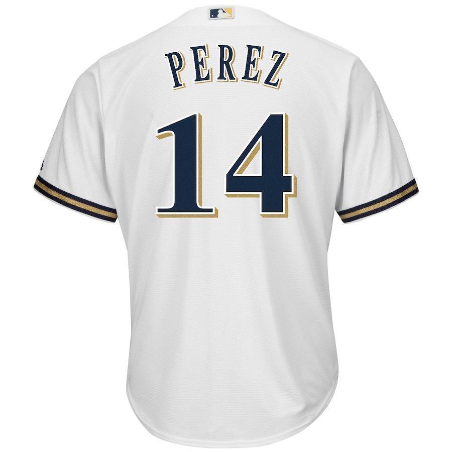 Hernan Perez Milwaukee Brewers Baseball Player Jersey