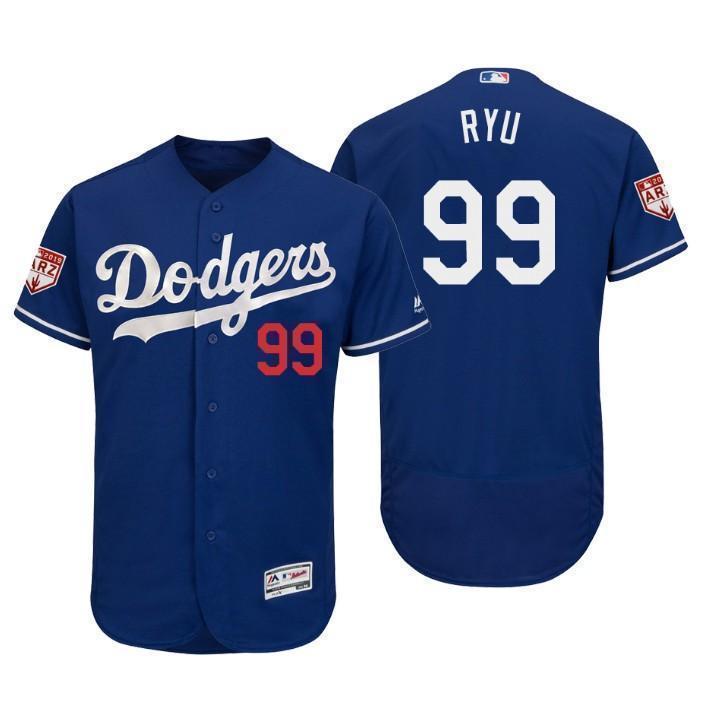 Hyun-Jin Ryu Los Angeles Dodgers 2019 Spring Training Baseball Player Jersey