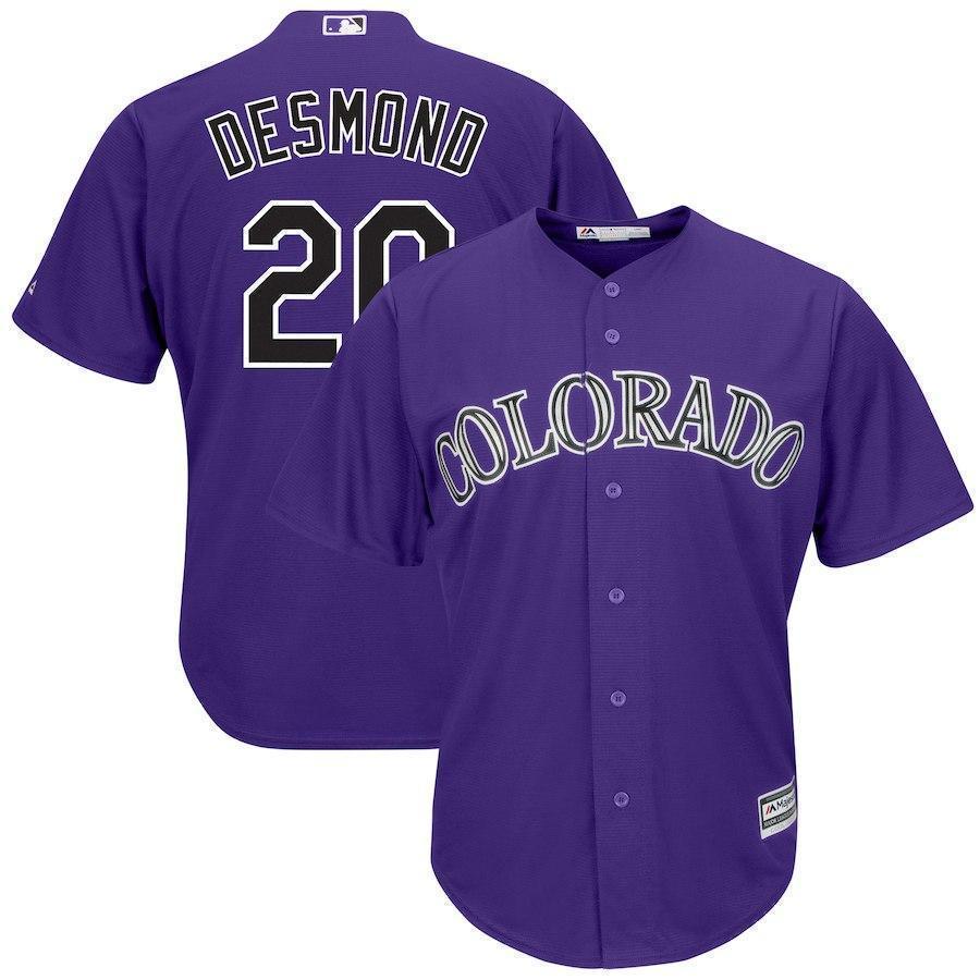 Ian Desmond Colorado Rockies Baseball Player Jersey