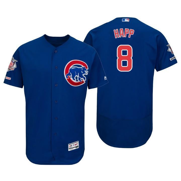 Ian Happ Chicago Cubs 150th Anniversary Baseball Jersey - Blue