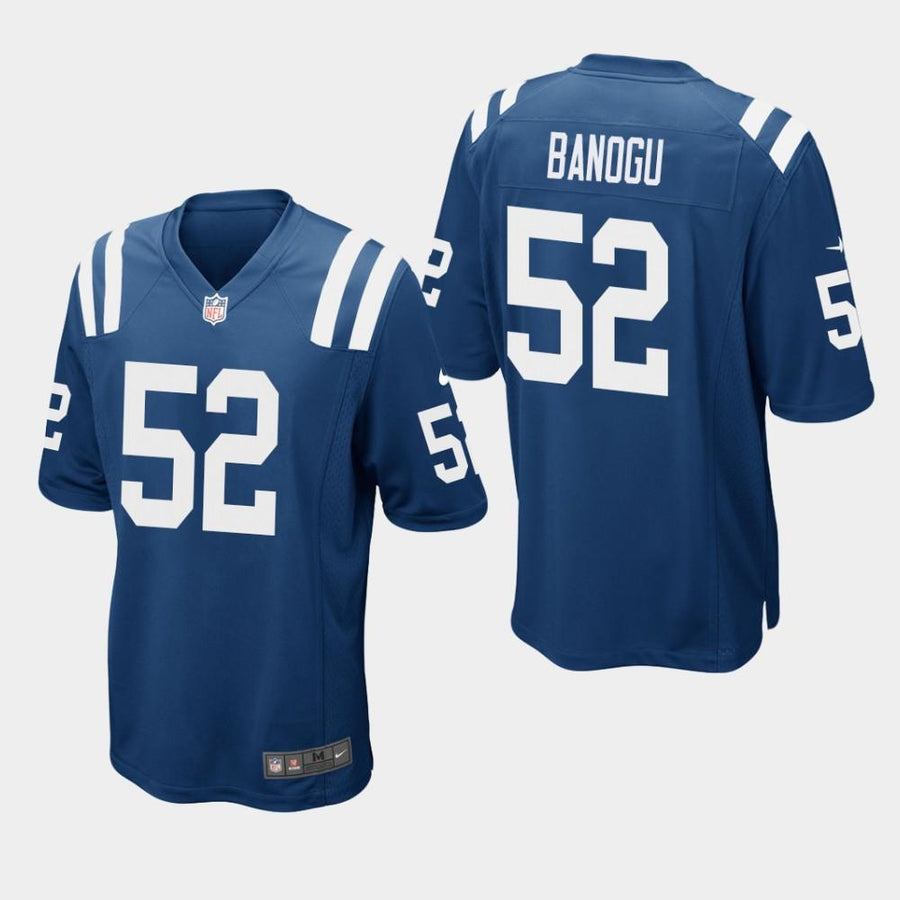 Indianapolis Colts #52 Ben Banogu 2019 Draft Game Jersey - Royal