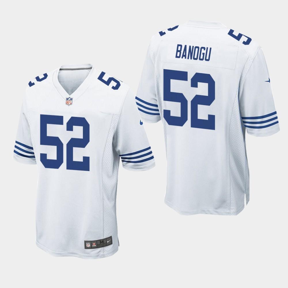 Indianapolis Colts #52 Ben Banogu 2019 Draft Game Jersey - White