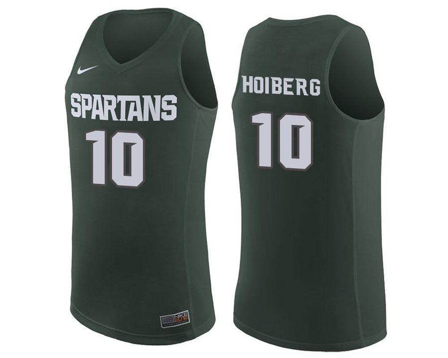 Jack Hoiberg Michigan State Spartans Basketball Jersey - Green