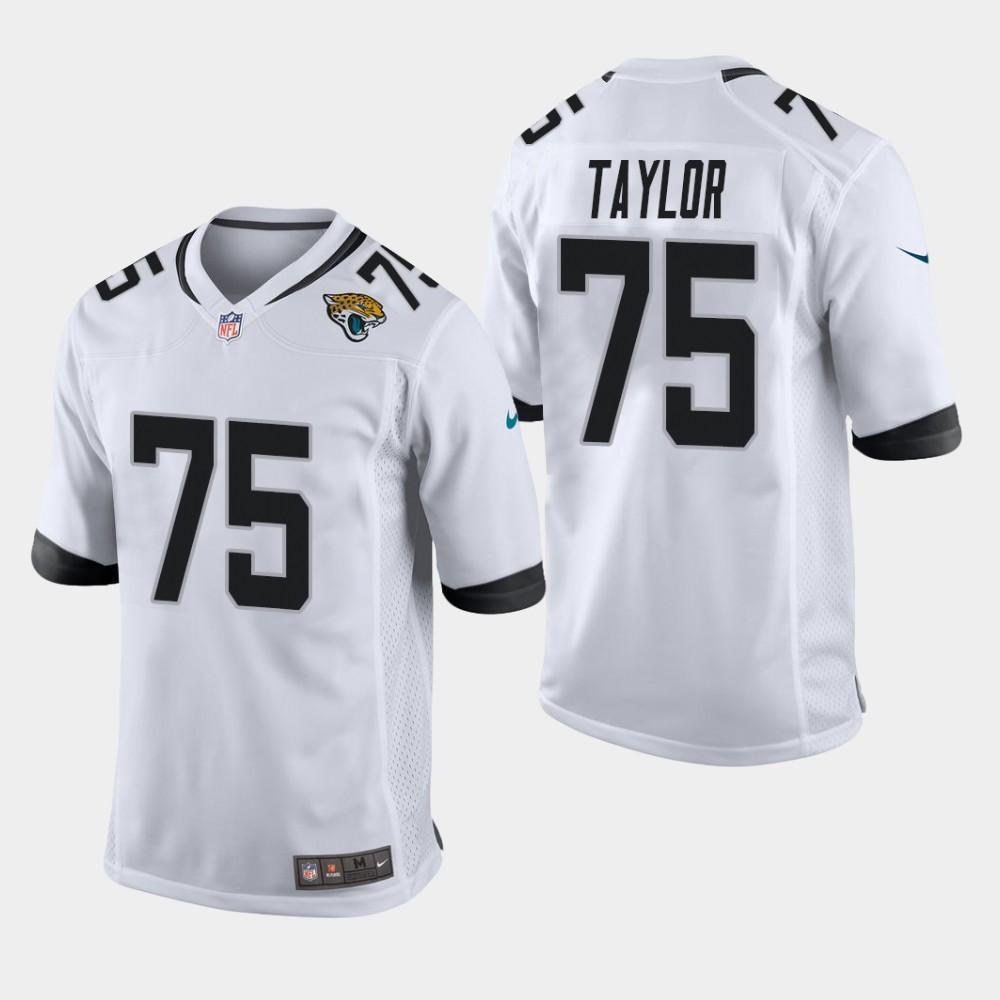 Jacksonville Jaguars #75 Jawaan Taylor 2019 Draft Game Jersey - White