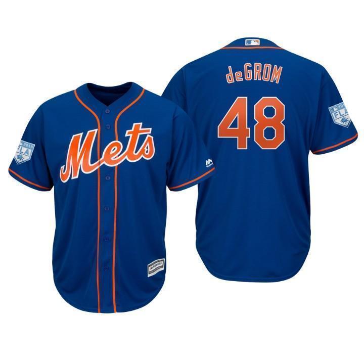 Jacob deGrom New York Mets 2019 Spring Training Baseball Player Jersey