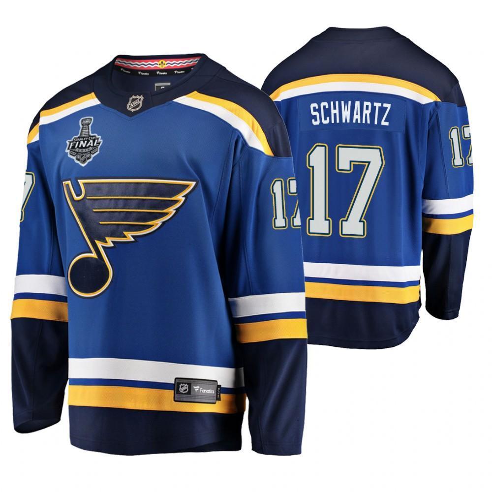 Jaden Schwartz St. Louis Blues 2019 Stanley Cup Player Swingman Jersey - Blue