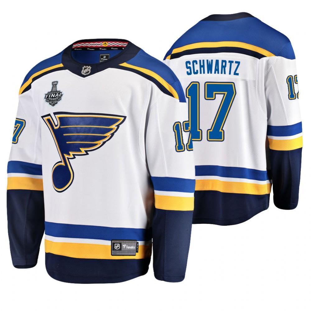 Jaden Schwartz St. Louis Blues 2019 Stanley Cup Player Swingman Jersey - White