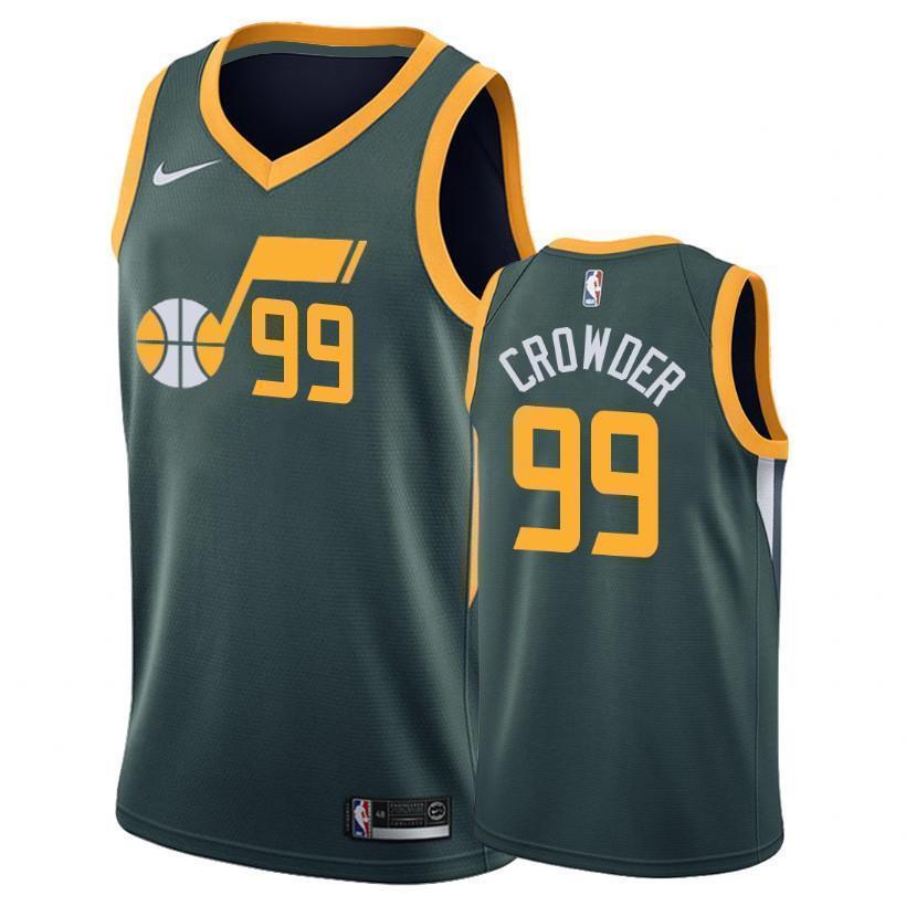Utah Jazz #99 Jae Crowder 2018/19 Earned Edition Swingman Jersey