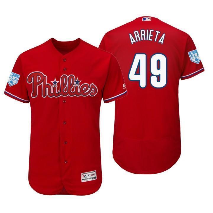 Jake Arrieta Philadelphia Phillies 2019 Spring Training Baseball Player Jersey