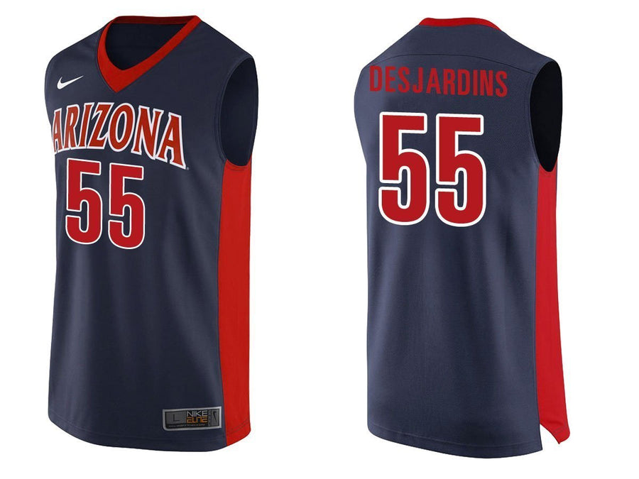 Jake DesJardins Arizona Wildcats Basketball Jersey - Dark Blue