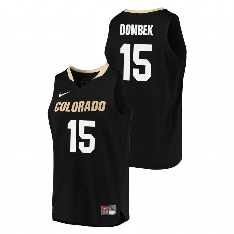 Jakub Dombek Colorado Buffaloes Basketball Jersey - Black