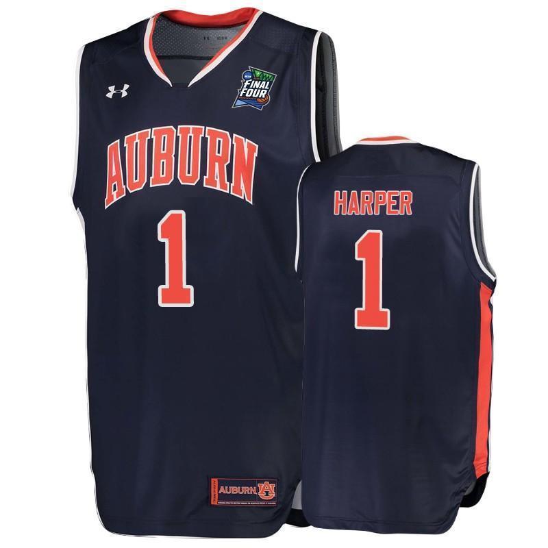 Jared Harper Auburn Tigers 2019 Final Four Basketball Jersey - Navy