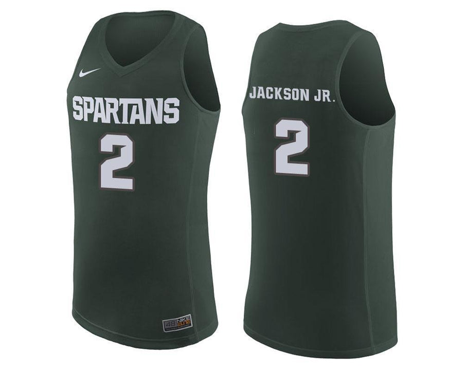 Jaren Jackson Jr Michigan State Spartans Basketball Jersey - Green