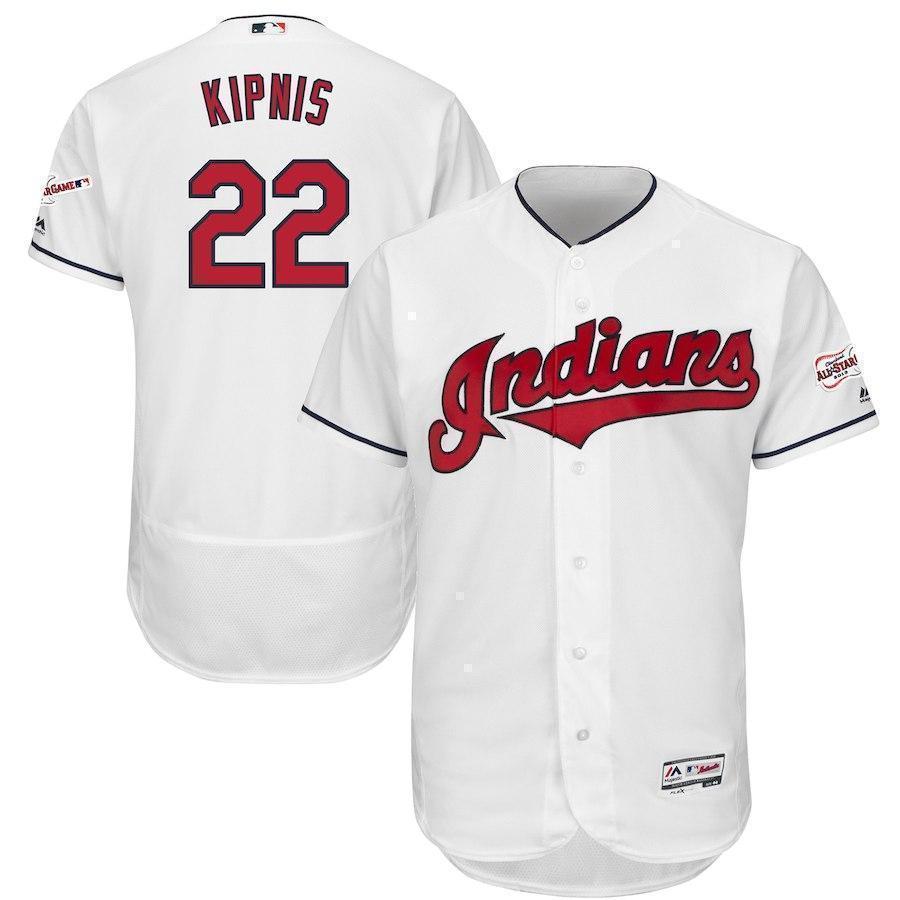Jason Kipnis Cleveland Indians 2019 All Star Game Patch Baseball Jersey