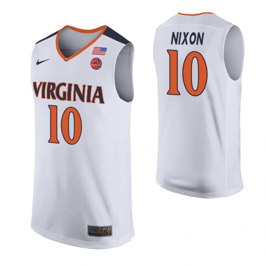 Jayden Nixon Virginia Cavaliers Basketball Jersey - White