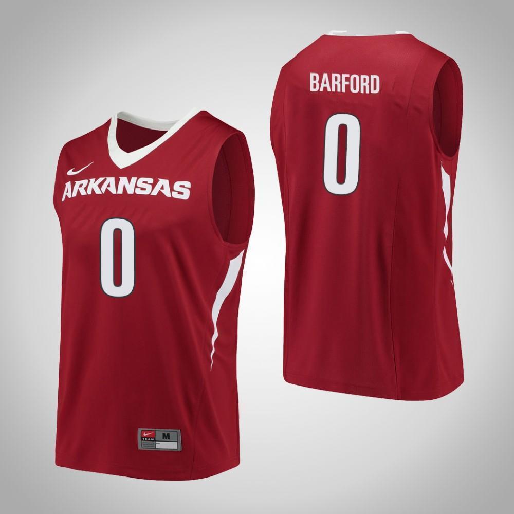 Jaylen Barford Arkansas Razorbacks Basketball Jersey - Red
