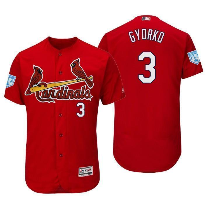 Jedd Gyorko St. Louis Cardinals 2019 Spring Training Baseball Player Jersey