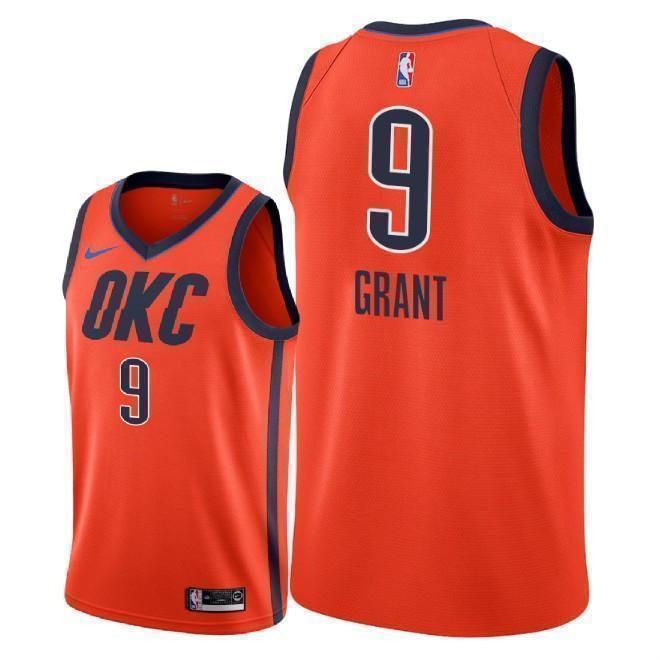 Oklahoma City Thunder #9 Jerami Grant 2018/19 Earned Edition Swingman Jersey