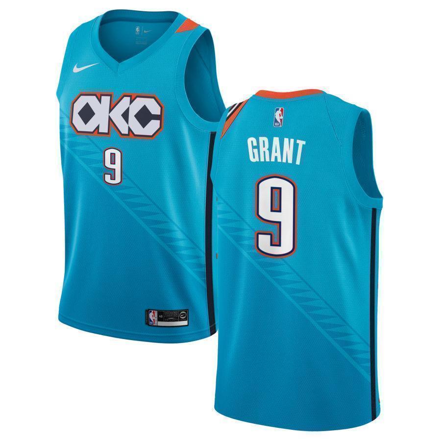 Oklahoma City Thunder #9 Jerami Grant NEW 2018/19 City Edition Swingman Jersey