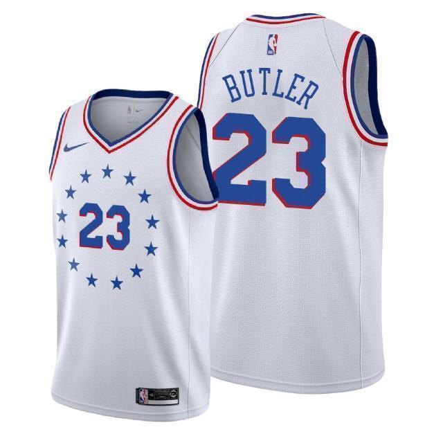 Philadelphia 76ers #23 Jimmy Butler 2018/19 Earned Edition Swingman Jersey