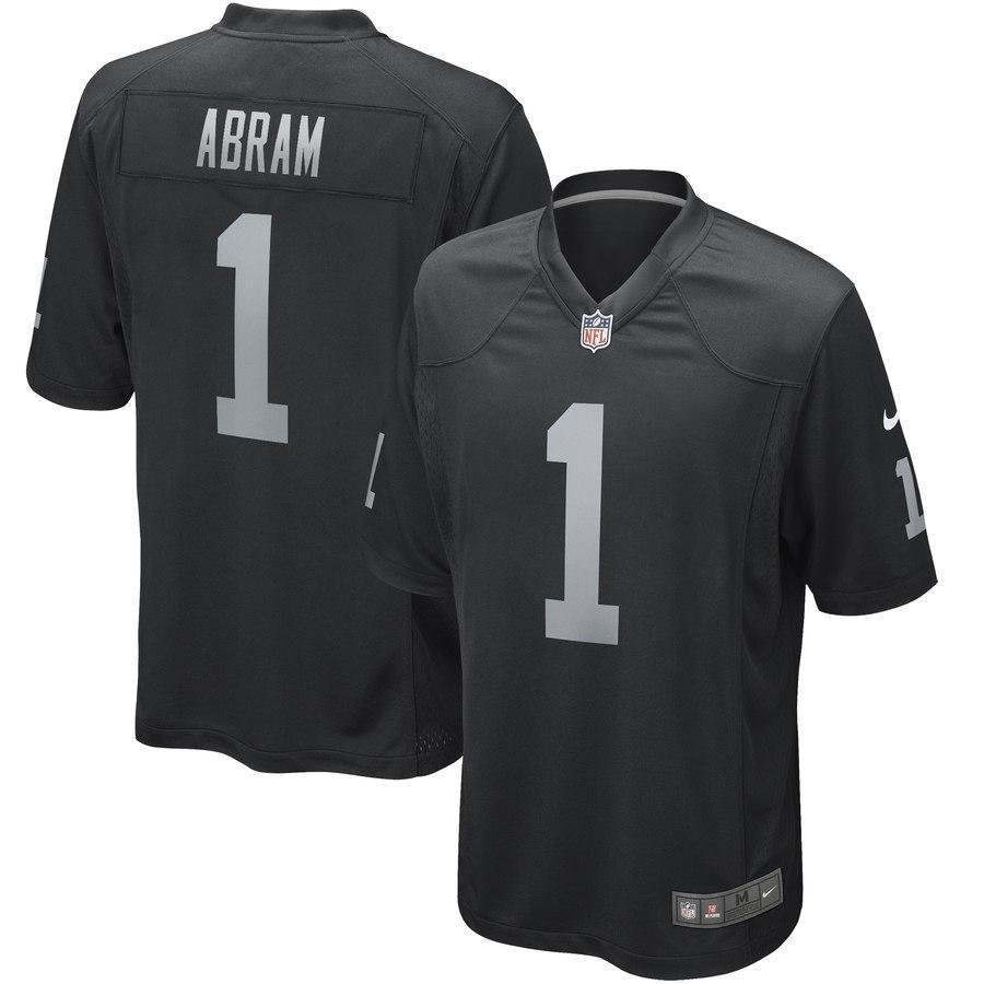 Johnathan Abram Oakland Raiders 2019 Draft First Round Pick Game Jersey - Black