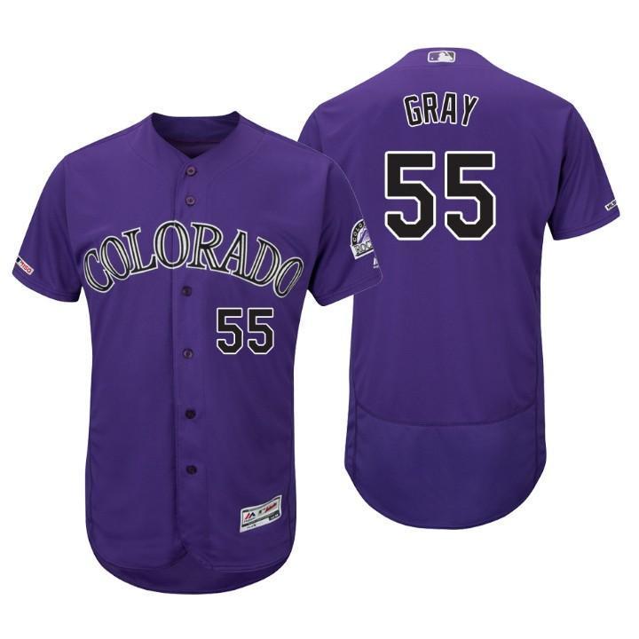 Jon Gray Colorado Rockies 150th Anniversary Baseball Jersey - Purple